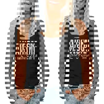 Awesome Like My Step Mom Family Matching Women Tank Top - Monsterry