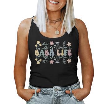 Baba Flowers Baba Grandmother Baba Grandma Women Tank Top - Thegiftio UK