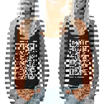 On Back Qr Fck Off Code Saying Quote For Women Women Tank Top - Thegiftio