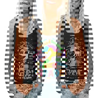 Back To School 2Nd Grade Team Typography Student Teacher Women Tank Top - Thegiftio