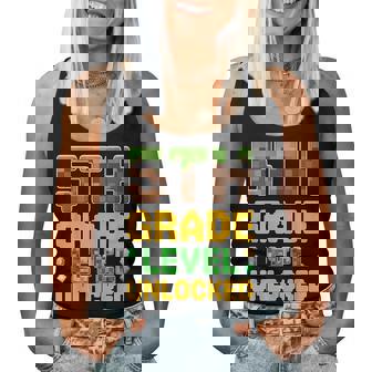 Back To School 5Th Grade Boys Gamer First Day Of Fifth Grade Women Tank Top | Mazezy