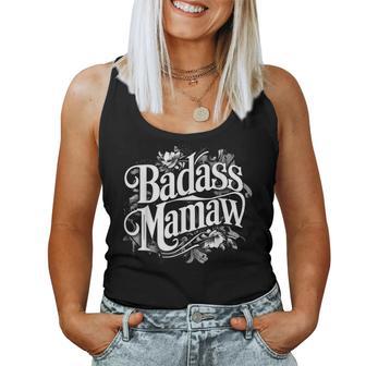 Badass Mamaw Graphic For Women Women Tank Top - Thegiftio UK
