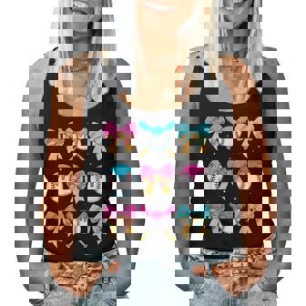 Baseball Sister Drip Bow Ice Cream Drip Girls Sprinkle Youth Women Tank Top | Seseable CA