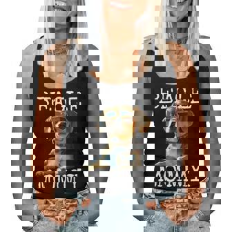 Beagle Mommyビーグル ママ フンデ ママについてつぶやく イングリッシュ・ビーグル ママ レディースタンクトップ - Kawaiitshirt