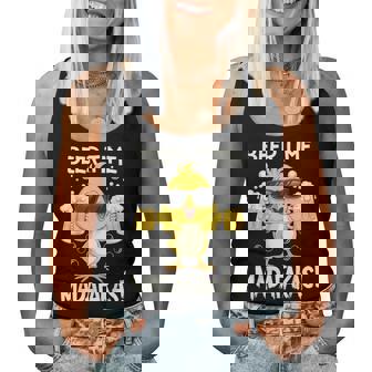 Beer Time Madafakas Duck Women Tank Top - Monsterry