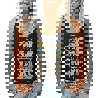 Belle's Bookshelf Book Lover Coquette Reader Girl Women Tank Top - Thegiftio