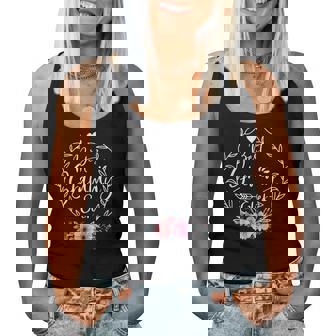 Best Grammy Ever Floral Decoration Women Tank Top - Monsterry