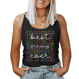 Best Granny Ever Mother's Day Mom Mama Grandma Women Tank Top - Thegiftio UK