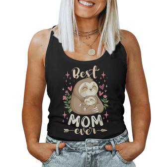 Best Mom Ever Sloth Mother & Child Mother's Day Women Tank Top - Thegiftio UK