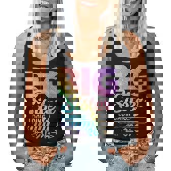 Big Sister Loading 2026 Promoted To Big Sister 2026 Girls Women Tank Top - Thegiftio