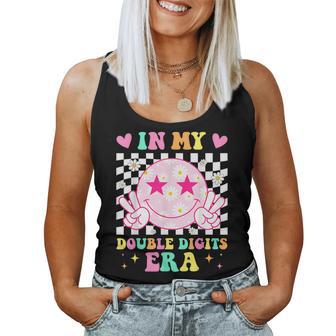 Birthday In My Double Digits Era Happy Face For Girls Women Tank Top - Thegiftio UK