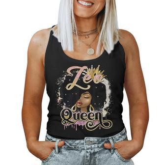 Birthday Melanin Leo Queen African American Afro Women Women Tank Top - Thegiftio UK