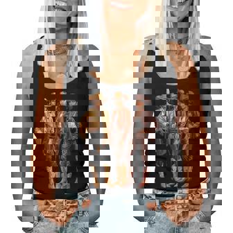 Black African American Cowgirl Western Country Texas Girls Women Tank Top - Thegiftio