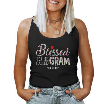 Blessed To Be Called Gram Women Tank Top - Thegiftio UK
