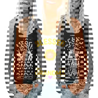 Blessed To Be Called Mom Grandma Great Grandma Mother's Day Women Tank Top | Mazezy