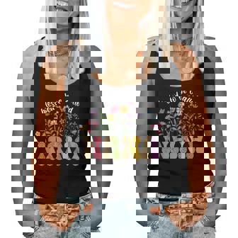 Blessed To Be Called Nana Floral Wildflower Women Tank Top | Mazezy