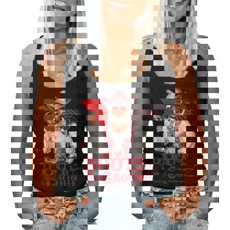 Boots On The Ground Boot Cowboy Western Cowgirl Women Women Tank Top | Mazezy