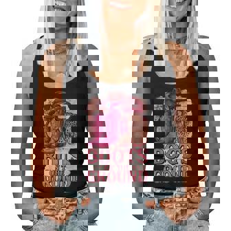 Boots On The Ground Boot Cowboy Western Cowgirl Women Women Tank Top | Mazezy