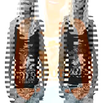 Boots On The Ground Junenth Black Cowgirl Black Women Women Tank Top - Monsterry