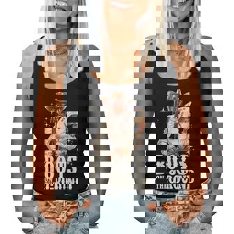 Boots On Ground Junenth Cowgirl Western Rodeo Black Women Women Tank Top - Thegiftio
