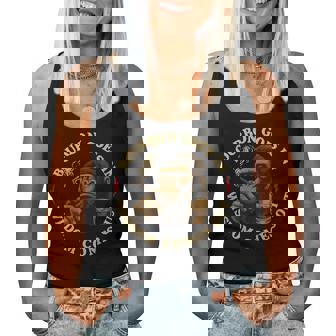 Bourbon Goes In Wisdom Comes Out Monkey Whiskey On Back Women Tank Top | Seseable CA