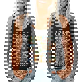 Brainrot Meme Italiano Pudrición Del Cerebro Italiano Brainrot Cuello Camiseta sin mangas para mujer - Regaloses