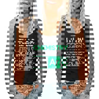 Bromas Divertidas Ciencia Elementos Químicos Química Camiseta sin mangas para mujer - Regaloses