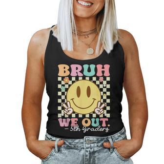 Bruh We Out 5Th Graders Class Of 2025 5Th Grade Graduation Women Tank Top - Thegiftio UK