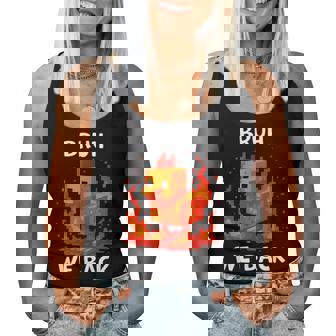 Bruh We Back Boys Back To School Chicken Women Tank Top | Mazezy