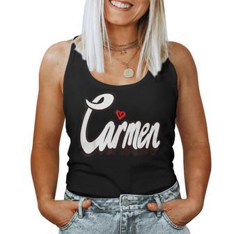 Carmen Chicas Y Es Nombre Personalizado Carmen Camiseta sin mangas para mujer - Regaloses
