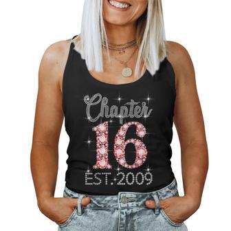 Chapter 16 Est 2009 Happy 16Th Birthday Girl Women Women Tank Top - Thegiftio UK