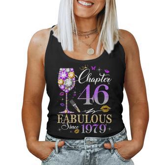 Chapter 46 Fabulous Est 1979 46Th B-Day Queen Diamond Women Tank Top - Monsterry