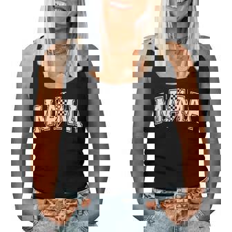 Checkered Mama Black And White Checkered Mom Mother's Day Women Tank Top | Mazezy