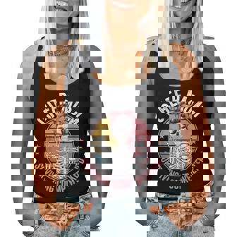 Cheer Mom Coffee Surviving Comp Weekend Skeleton Women Tank Top - Monsterry