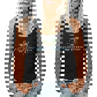 Coffee & Wavesコーヒーと波 サーファー サーフィン コーヒー ウィンドサーファー サーファー レディースタンクトップ - Kawaiitshirt