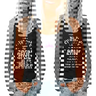 Copine Humour Cadeau Personnalisé Prénom Caroline Débardeur pour femme - Cadeauxyz