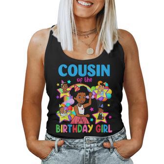 Cousin Of Birthday Girl Gracie Birthday Dolls Girl Party Women Tank Top - Thegiftio