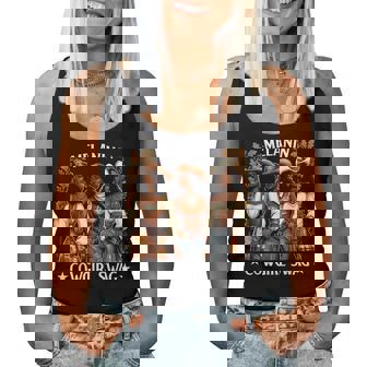 Cowgirl For African Melanin Cow Girl Outfit Women Tank Top - Thegiftio