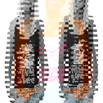 Cute 2Nd Grade Vibes Cat Kitten Love Back To School Girls Women Tank Top | Mazezy