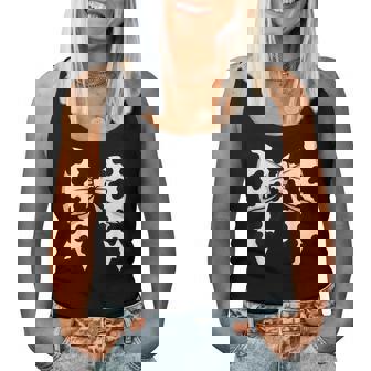 Cute Cowprint Coquette Bow Cow Pattern For And Girls Women Tank Top - Monsterry