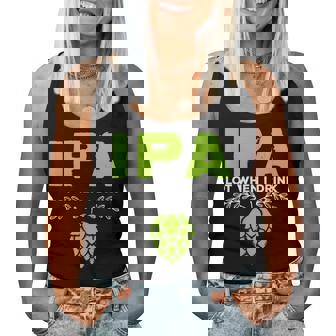 Cute Ipa Lot When I Drink Beer Drinker's Pun レディースタンクトップ - Kawaiitshirt