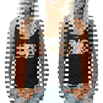 Dad Mom Daisy Wild Flower Bloom One 1St Birthday Wild One Women Tank Top - Thegiftio