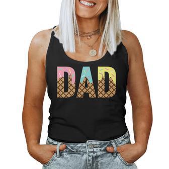 Dad Of The Sweet One Ice Cream 1St First Family Mother's Day Women Tank Top - Thegiftio UK