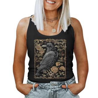 Dark Academia Raven Teacher Women Tank Top - Thegiftio UK