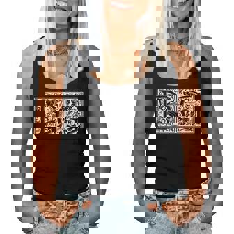 Dg Initials D G Nameurname Onomastics Onomatology レディースタンクトップ - Kawaiitshirt