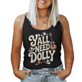 Dolly Merch Yall Need Vintage First Name Dolly Women Tank Top - Thegiftio UK