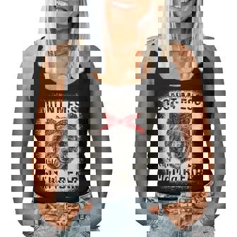 Don't Mess With Mama Bear Mom Bleached Women Tank Top - Thegiftio