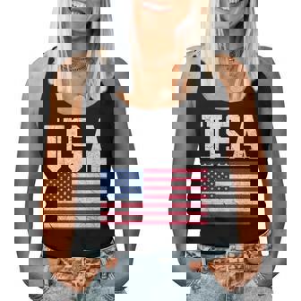 Drapeau Américain Usa Patriotique S Hommes Garçons Filles 4 Juillet Us Débardeur pour femme - Cadeauxyz