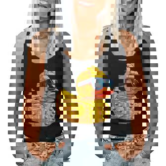 Duck Brick Master Builder Block Building Brick Builder Women Tank Top - Monsterry