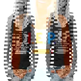 I E P I Encourage Progress Special Education Teacher Women Tank Top - Monsterry